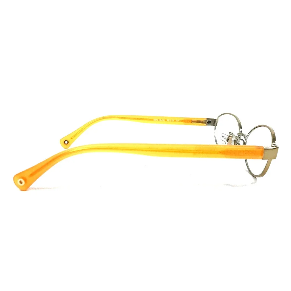 Coach Eyeglasses Frames HC5032 Randi 9072 Gold Orange Oval Full Rim 52-16-135